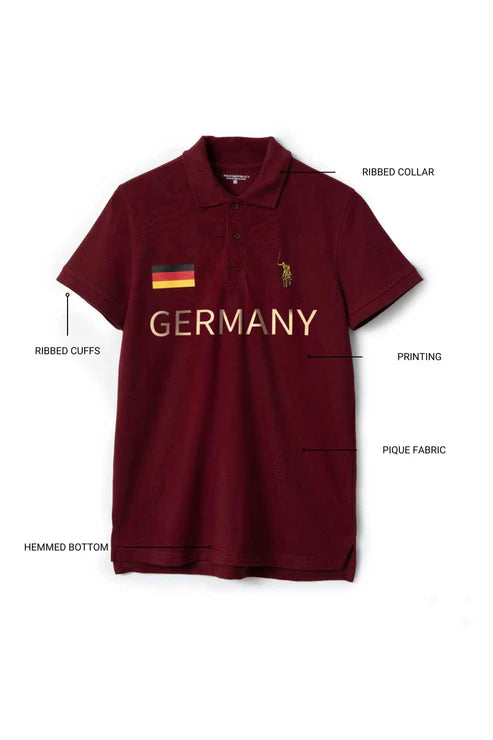 Polo Republica Men's Germany Polo Shirt